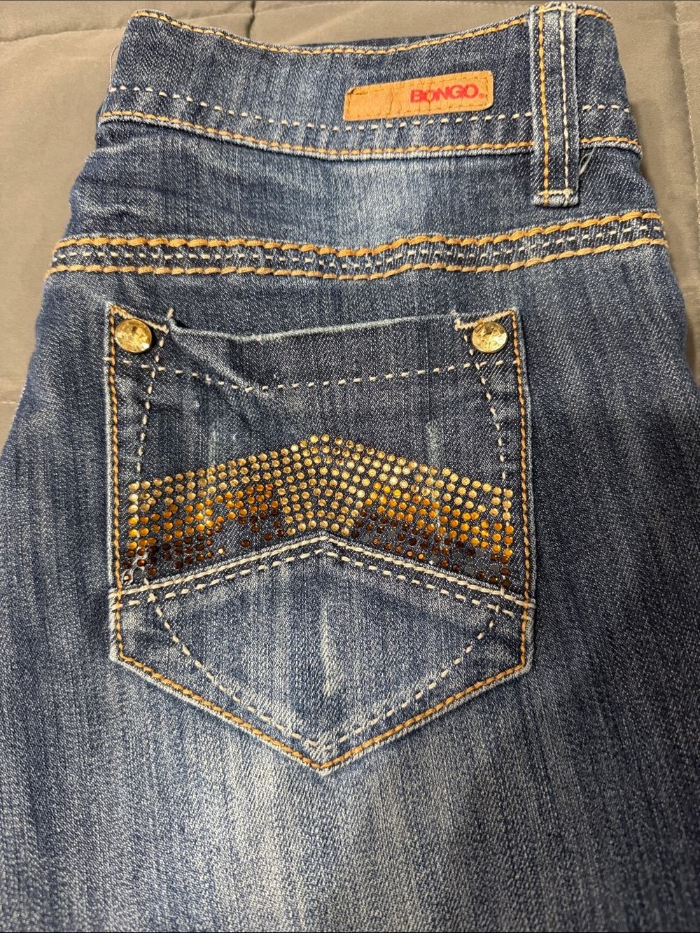 Bongo distressed jeans. Size 9 jr